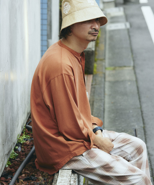 tシャツ ガーメントダイ スリーピング ヘンリーネック Tシャツ メンズ | JOURNAL STANDARD relume | 14