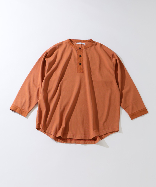 tシャツ ガーメントダイ スリーピング ヘンリーネック Tシャツ メンズ | JOURNAL STANDARD relume | 13