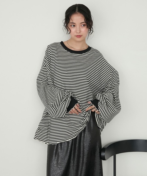 forksy.（フォルクシー） tシャツ 「forksy.」メローボリューム袖