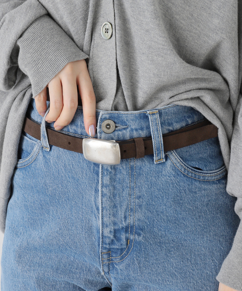 IENA（イエナ） ベルト LEFIJE/レフィエ スクエアスエードガチャベルト