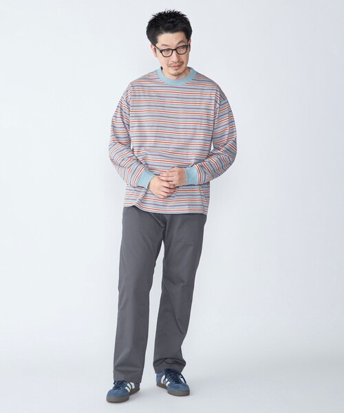SHIPS（シップス） tシャツ 「SHIPS別注」AIRTOWNE: マルチ ボーダー