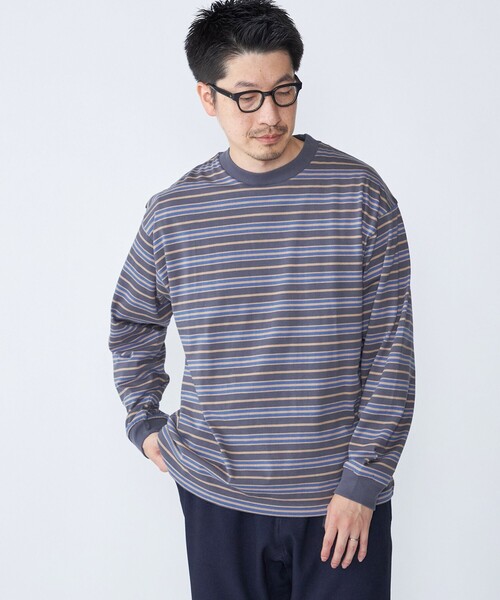SHIPS（シップス） tシャツ 「SHIPS別注」AIRTOWNE: マルチ ボーダー