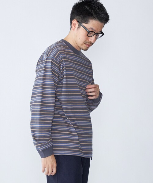 SHIPS（シップス） tシャツ 「SHIPS別注」AIRTOWNE: マルチ ボーダー