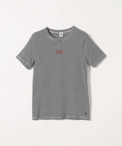 「PETIT BATEAU」 半袖Tシャツ「SHIPS anyコラボ」 ONE SIZE ダークブルー レディース_画像7