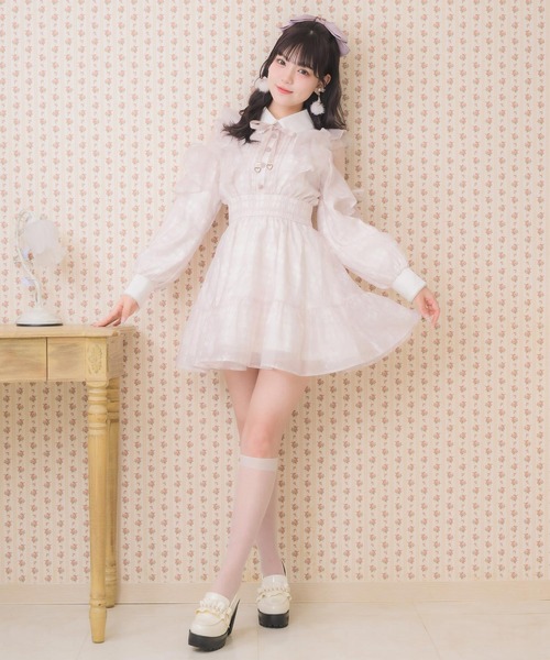 【新品】ROJITA ミニ丈ワンピース セール】ドッキングミニワンピース（ワンピース）｜ROJITA