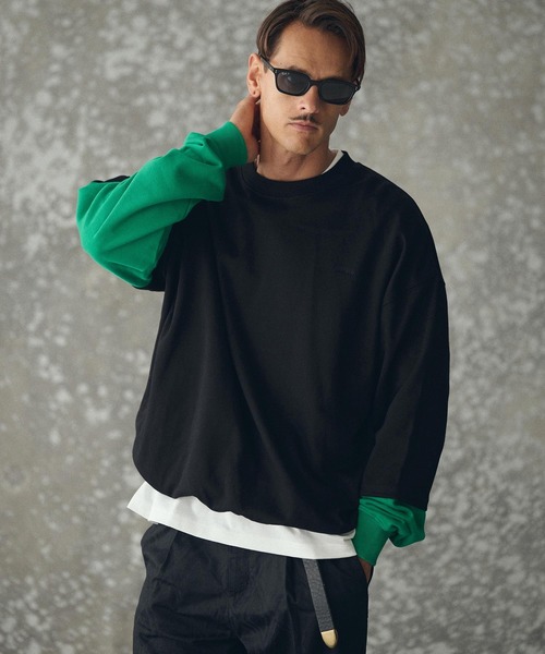 THEOREM トレーナー スウェット msw1783- One Point Embroidered