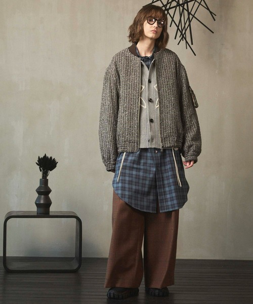 MAISON SPECIAL ma1 ma-1 「UNISEX」「Italian Dead Stock Fabric