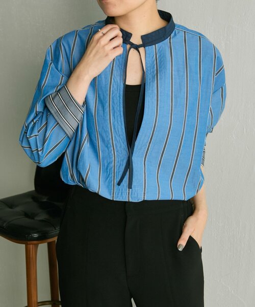 総柄ブラウス　イア　パピオネ 総柄プリントブラウス イア パピオネ - メルカリ