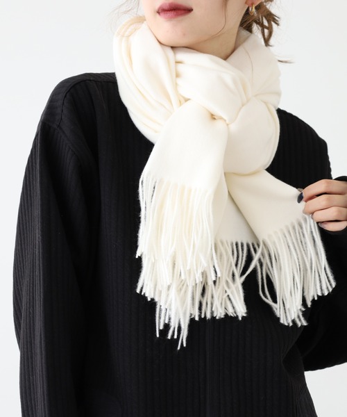 FUNALIVE（ファンアライブ） ストール マフラー ふわふわ無地ストール