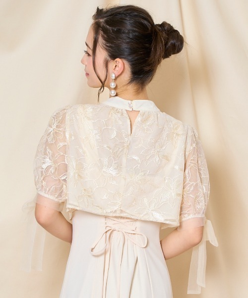 WILLSELECTION（ウィルセレクション） ブラウス シャツ リボンスリーブ