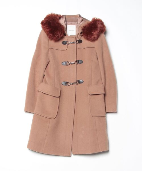 未使用級美品✨　LOVELESS 38 ブルー　ダッフルコート　ファー 未使用級美品✨ LOVELESS 38 ブルー ダッフルコート ファー Fubail