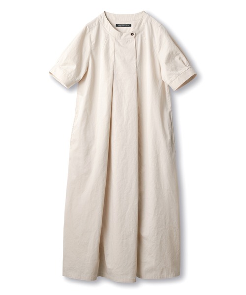 「Sunny clouds」 半袖ワンピース MEDIUM グリーン レディース_画像7