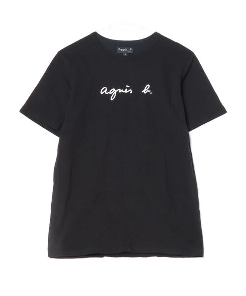 agnes b.（アニエスベー） 半袖Tシャツ 2 ブラック メンズ : ZOZOTOWN