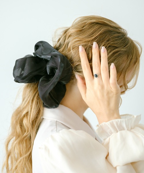 Lady Rora シュシュ シフォン 光沢 ビック シュシュ : ZOZOTOWN Yahoo
