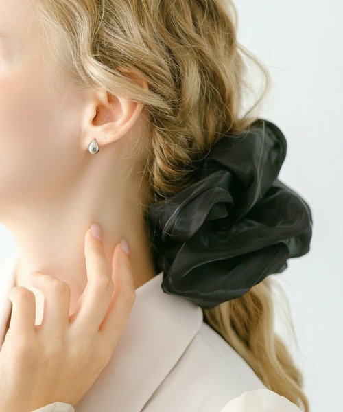シュシュ様 Lady Rora シュシュ シフォン 光沢 ビック シュシュ : ZOZOTOWN Yahoo