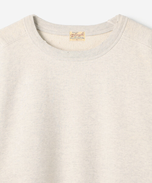 WHITESVILLE トレーナー スウェット |「別注」ダメージ クルーネック