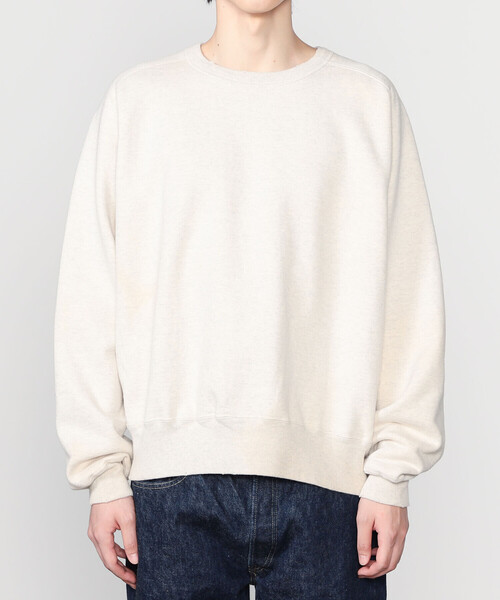 WHITESVILLE トレーナー スウェット |「別注」ダメージ クルーネック