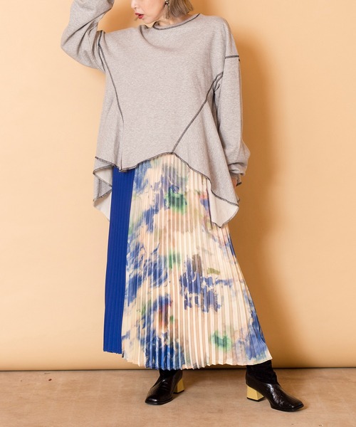 「OSMOSIS」 「loaf」スウェットカットソー ONE SIZE アイボリー レディース_画像7