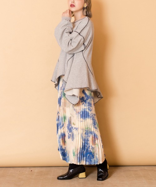 「OSMOSIS」 「loaf」スウェットカットソー ONE SIZE アイボリー レディース_画像8