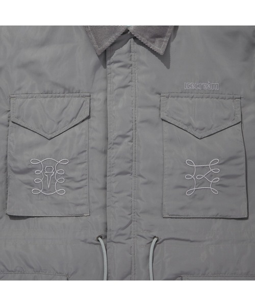 ミリタリージャケット モッズコート EMBROIDERED LOGO DOWN M-65の画像