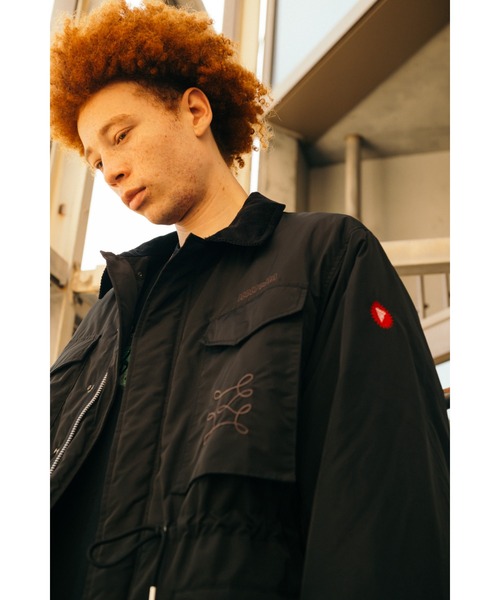 ミリタリージャケット モッズコート EMBROIDERED LOGO DOWN M-65の画像