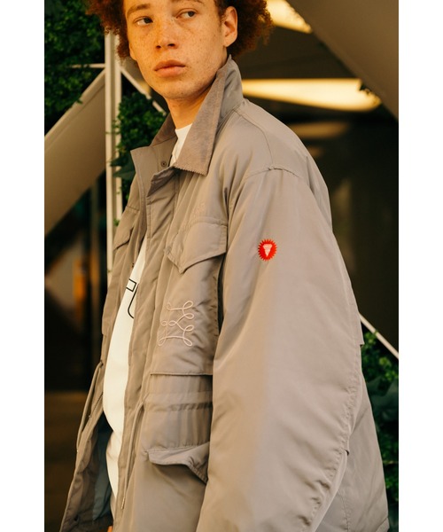 ミリタリージャケット モッズコート EMBROIDERED LOGO DOWN M-65の画像