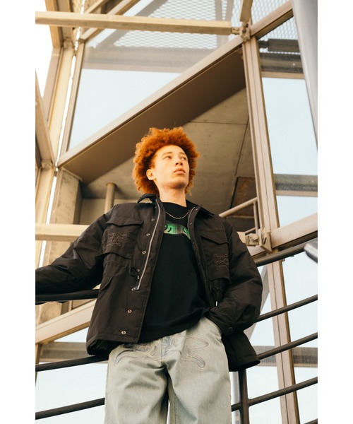 ミリタリージャケット モッズコート EMBROIDERED LOGO DOWN M-65の画像