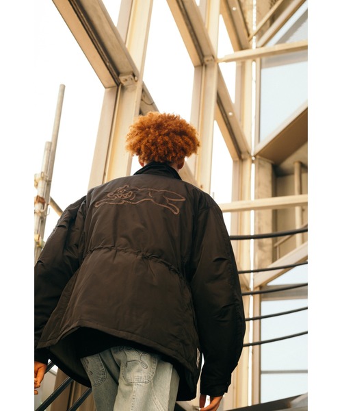 ミリタリージャケット モッズコート EMBROIDERED LOGO DOWN M-65の画像