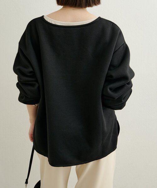 Omekashi（オメカシ） トレーナー スウェット ルーズVネックスウェット