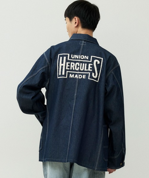 デニムジャケット gジャン 「比嘉商店×UNION HERCULES MADE」チョアジャケット メンズ レディースの画像