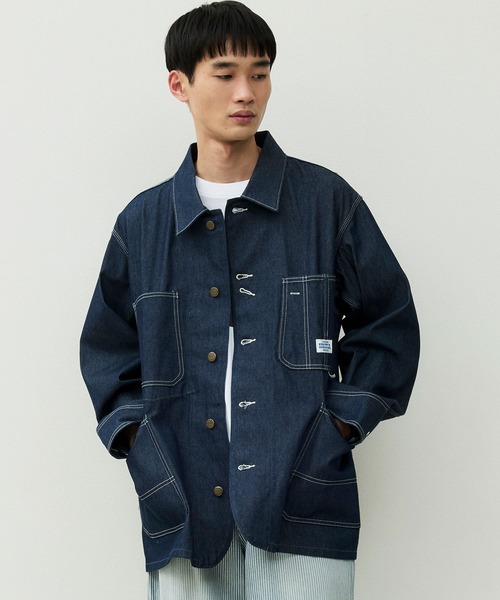 デニムジャケット gジャン 「比嘉商店×UNION HERCULES MADE」チョアジャケット メンズ レディースの画像