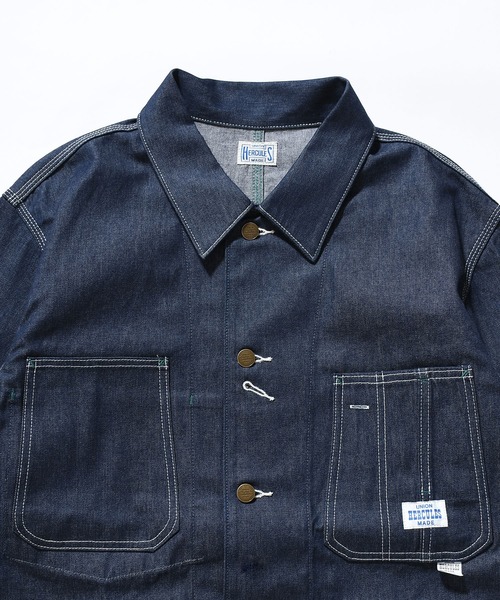 デニムジャケット gジャン 「比嘉商店×UNION HERCULES MADE」チョアジャケット メンズ レディースの画像