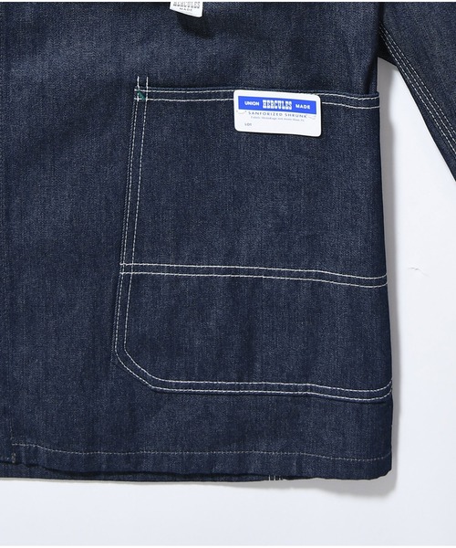 デニムジャケット gジャン 「比嘉商店×UNION HERCULES MADE」チョアジャケット メンズ レディースの画像