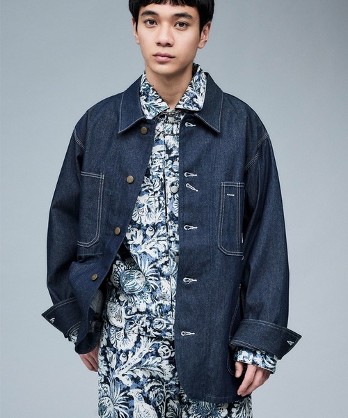 デニムジャケット gジャン 「比嘉商店×UNION HERCULES MADE」チョアジャケット メンズ レディースの画像