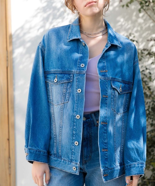 URBAN RESEARCH Sonny Label デニムジャケット FREE ブルー メンズ