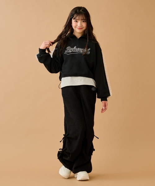 by LOVEiT トレーナー ハーフジップドロストプルオーバー キッズ 子供