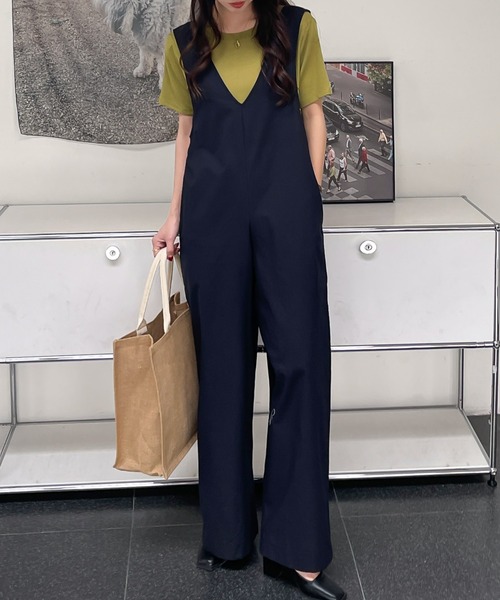 「ABITOKYO」 オーバーオール M ブラック レディース_画像8