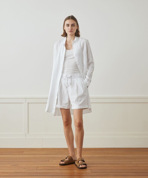 「JAMES PERSE」 シャツワンピース 0 サーモンピンク レディース_画像2