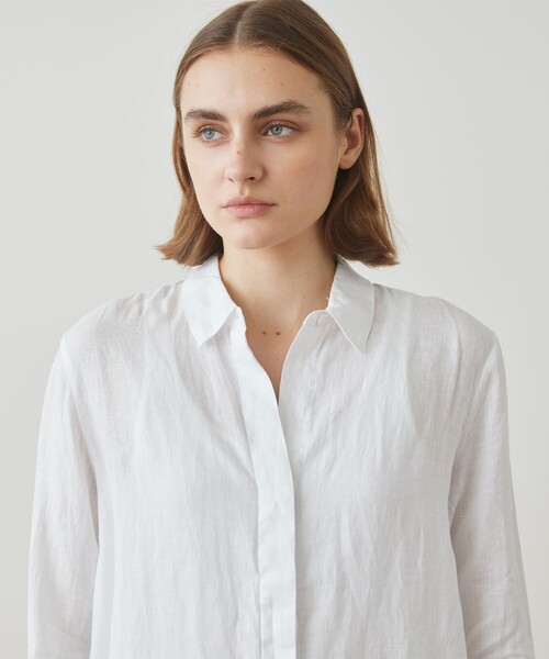 「JAMES PERSE」 シャツワンピース 0 サーモンピンク レディース_画像6