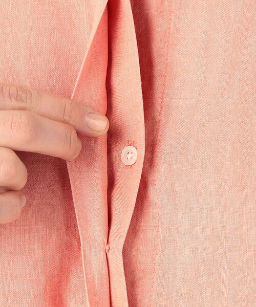 「JAMES PERSE」 シャツワンピース 0 サーモンピンク レディース_画像7