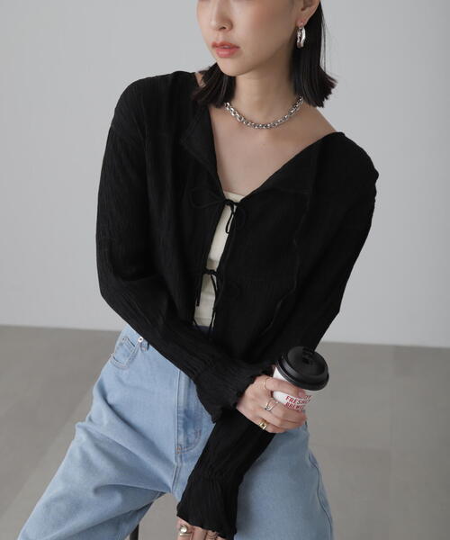 「FREE'S MART」 長袖ブラウス FREE オレンジ レディース_画像5