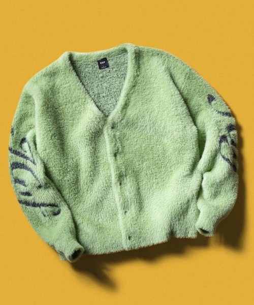 ※まるページ HUFカーディガン HUF ハフ カーディガン MERGED CARDIGAN セーター ニット カットソー