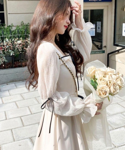 J52 M セリーヌ ひざ丈ワンピース アイボリー レディース J52 M セリーヌ ひざ丈ワンピース アイボリー レディース