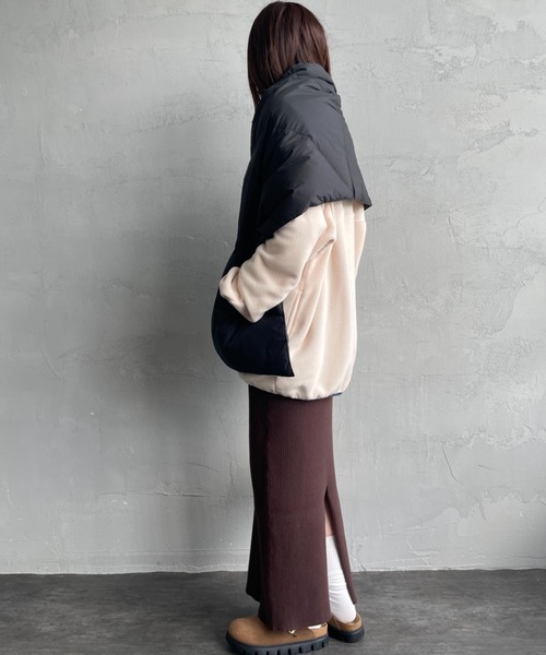 NANGA（ナンガ） マフラー ストール ダウン ポンチョマフラー