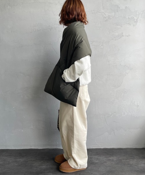 NANGA（ナンガ） マフラー ストール ダウン ポンチョマフラー