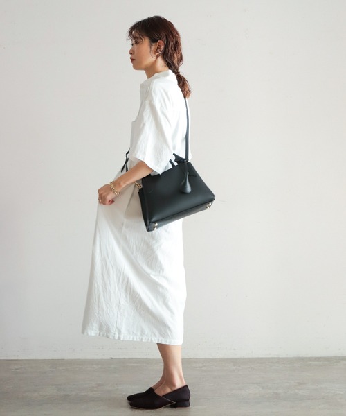 「NOMBRE IMPAIR」 「MARCO BIANCHINI」2WAYバッグ FREE ダークブラウン レディース_画像6