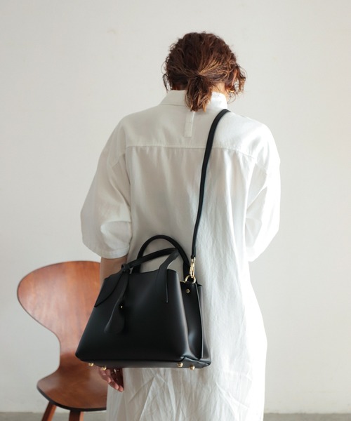 「NOMBRE IMPAIR」 「MARCO BIANCHINI」2WAYバッグ FREE ダークブラウン レディース_画像9