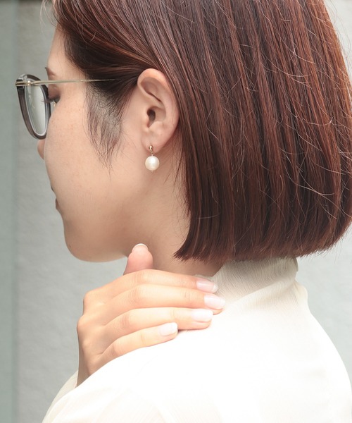 「NOIR DE POUPEE」 ピアス(両耳用) FREE ホワイト レディース_画像3