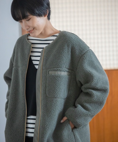 「LEPSIM」 ブルゾン LARGE カーキ レディース_画像7