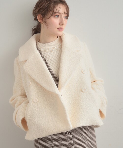 美品⭐︎バーバリー　ショートコート　ポンチョ風　ウールモヘヤ　ノバチェック 美品⭐︎バーバリー ショートコート ポンチョ風 ウールモヘヤ ノバ